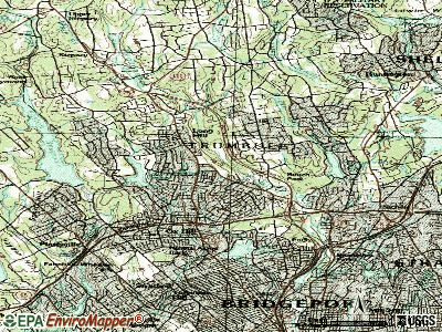 Trumbull topographic map