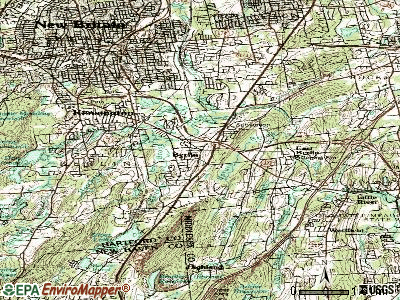 Berlin topographic map