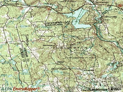 Burlington topographic map
