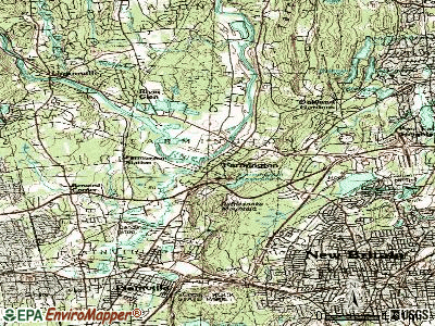 Glastonbury topographic map