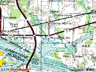 Mooresville topographic map