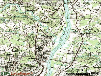 Windsor topographic map