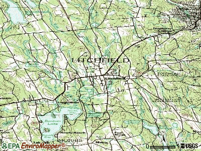 Litchfield topographic map