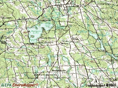 Morris topographic map