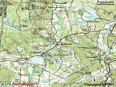 Salisbury topographic map