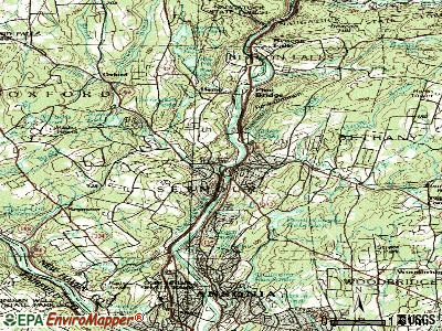 Seymour topographic map