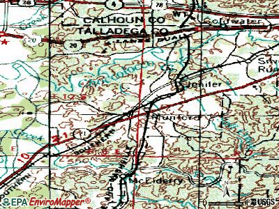 Munford topographic map