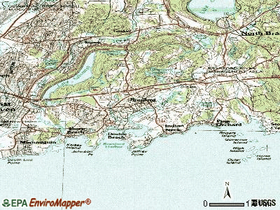 Branford Center topographic map