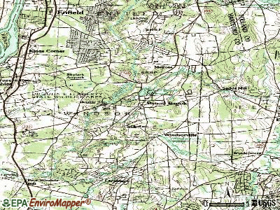 Broad Brook topographic map