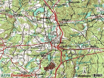 Danielson topographic map