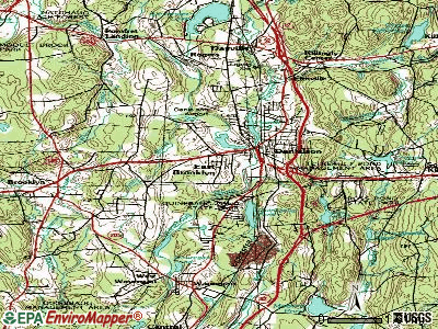 East Brooklyn topographic map