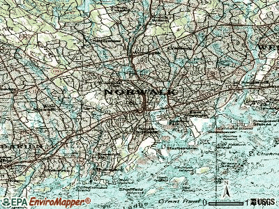 Norwalk topographic map