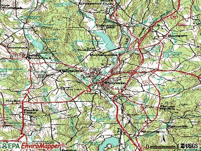 Putnam District topographic map