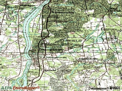 Sherwood Manor topographic map