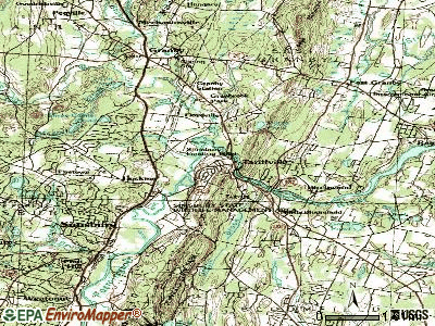 Tariffville topographic map
