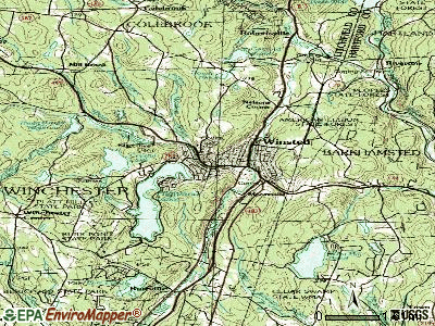 Winsted topographic map