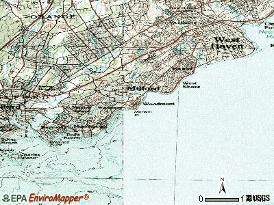 Woodmont topographic map