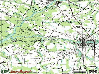 Bethel topographic map