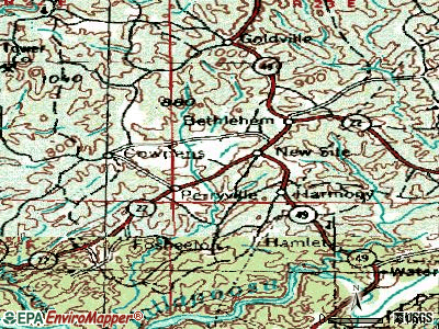 New Site topographic map