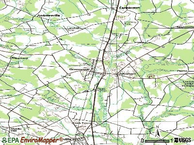 Greenville topographic map