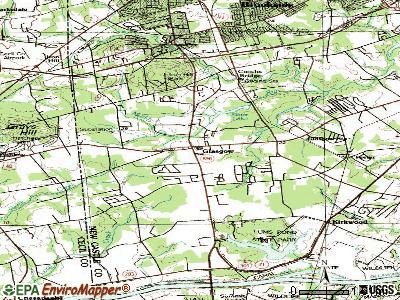 Hockessin topographic map