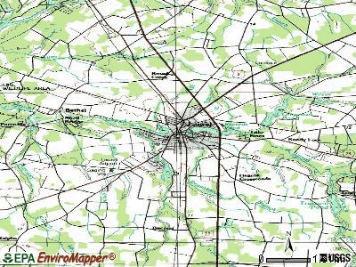 Laurel topographic map