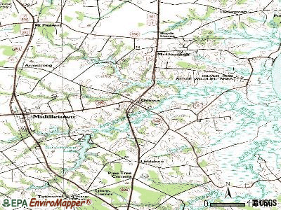 Odessa topographic map