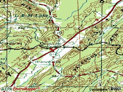 Odenville topographic map