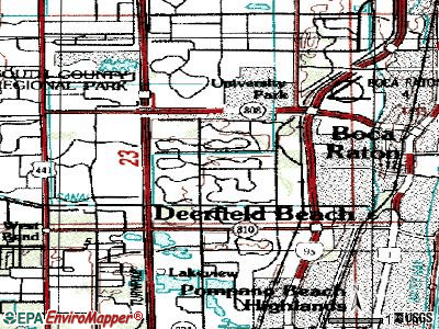 Boca Del Mar topographic map