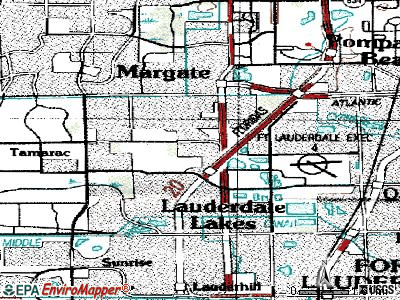 Broadview-Pompano Park topographic map
