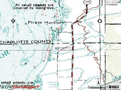 Broward Estates topographic map