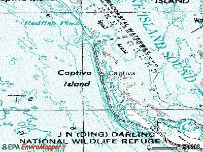 Cape Canaveral topographic map
