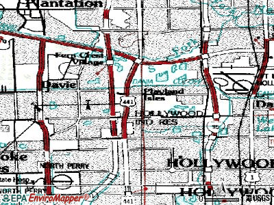 Chambers Estates topographic map