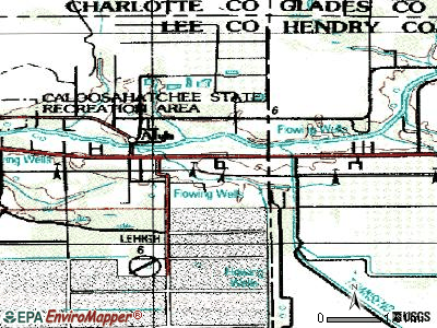 Charleston Park topographic map