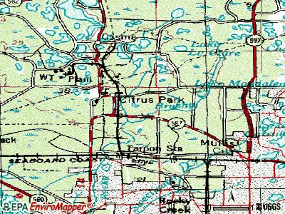 Citrus Park topographic map
