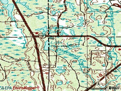 Citrus Ridge topographic map