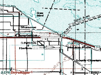 Clewiston topographic map
