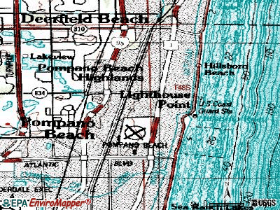 Collier Manor-Cresthaven topographic map
