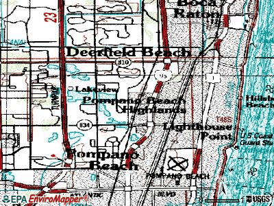 Crystal Lake topographic map