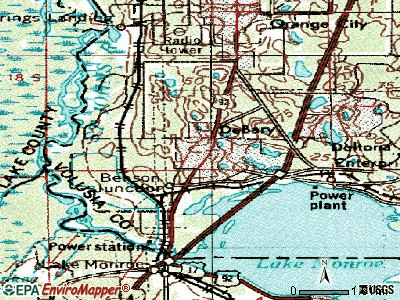 De Bary topographic map