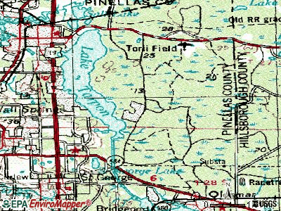 East Lake topographic map