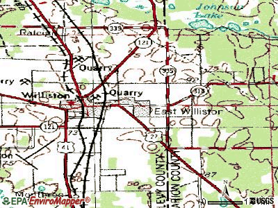East Williston topographic map