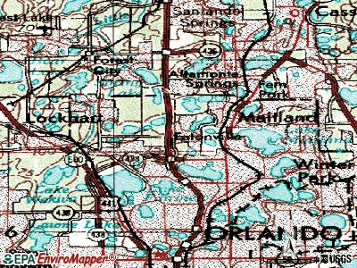 Eatonville topographic map