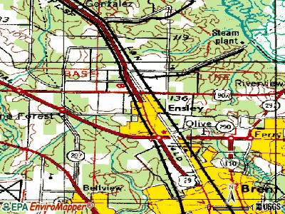 Ensley, Florida (fl) Profile: Population, Maps, Real Estate, Averages 