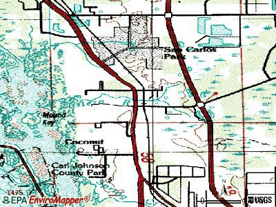 Estero topographic map