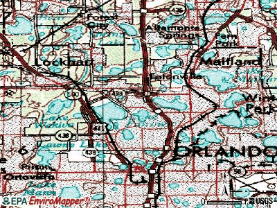Fairview Shores topographic map