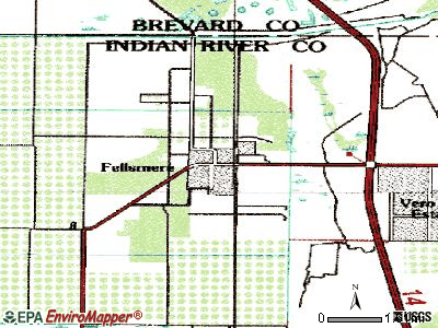 Fellsmere topographic map