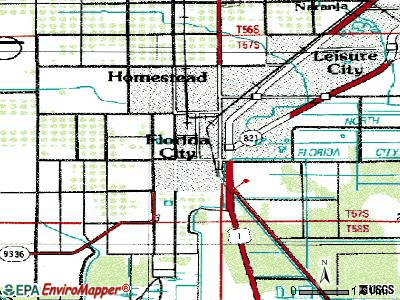 Fisher Island topographic map