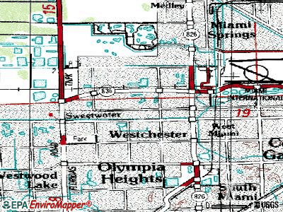 Fountainbleau topographic map