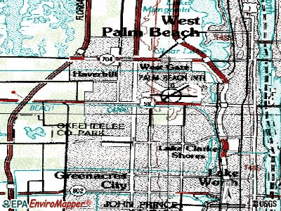 Gun Club Estates topographic map